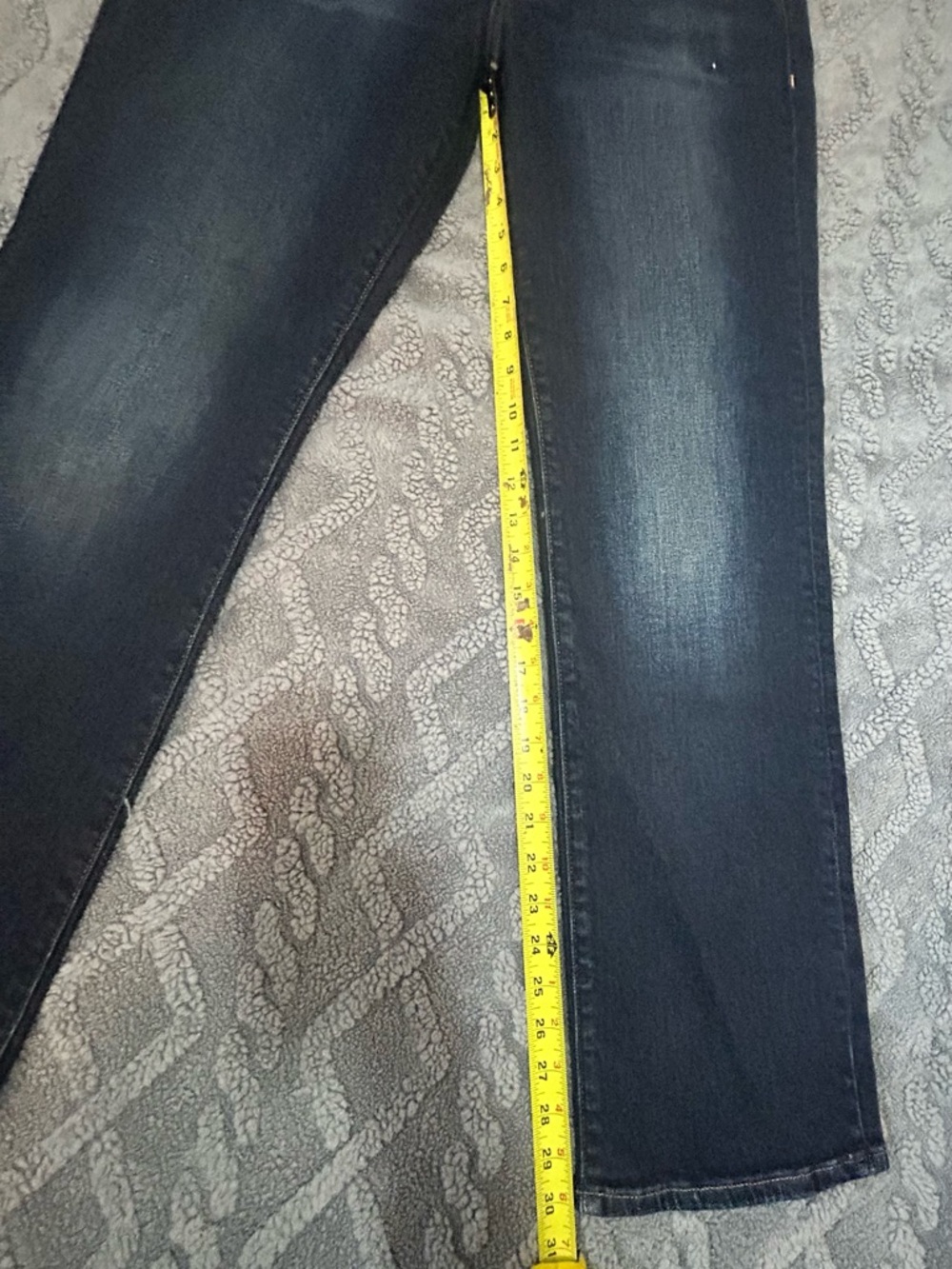 Lucky Brand Women’s Straight Leg Jeans - Dark Blue Size 12 - Picture 5 of 7